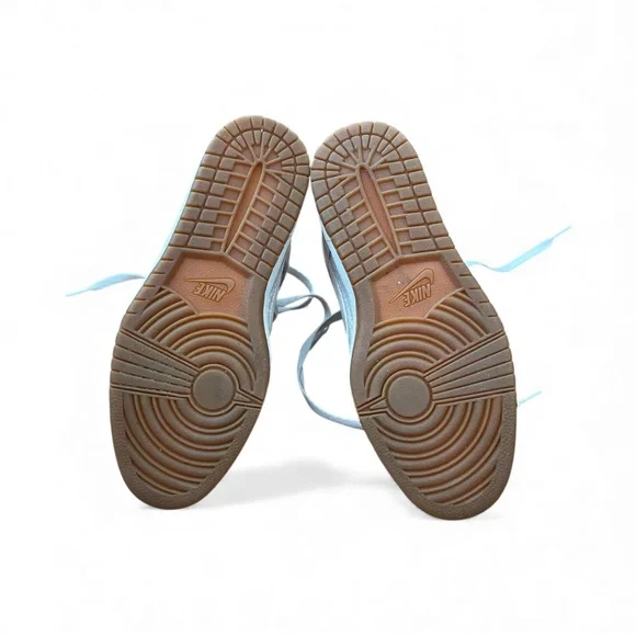 Nike Dunk Sky Hi Hidden Wedge Sneakers Metallic Silver Size 7 - Picture 8 of 10